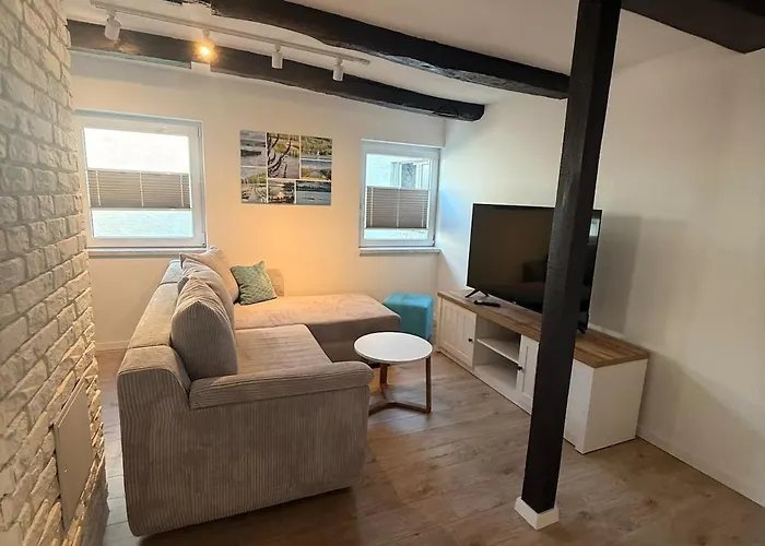 アパート Ewelina's Fachwerk-appartment 2 ズンダーン