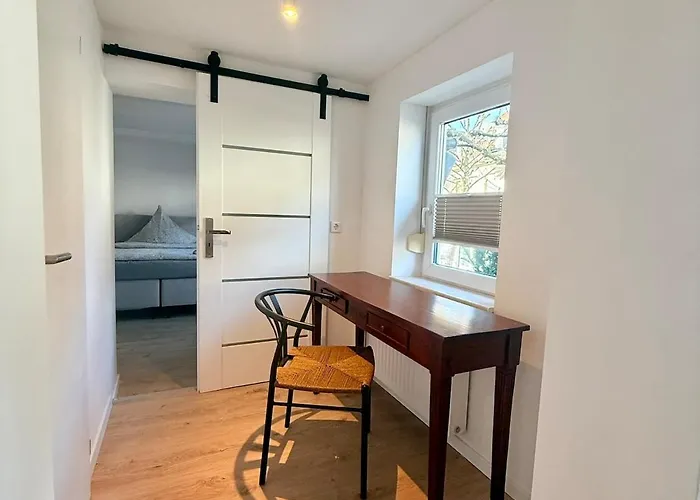 アパート Ewelina's Fachwerk-appartment 2 ズンダーン